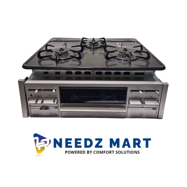 Japanese 3 Burner Stove with Grill